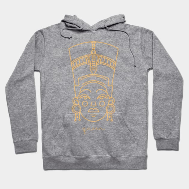 Monoline Queen Hoodie by nathalieaynie